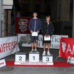 Partenza e premiazione categorie dei bambini, premiazione Coppa Ticino Giovani M: 1° Frate Daniele, 2° Tattarletti Simone e 3° Toscanelli Elia